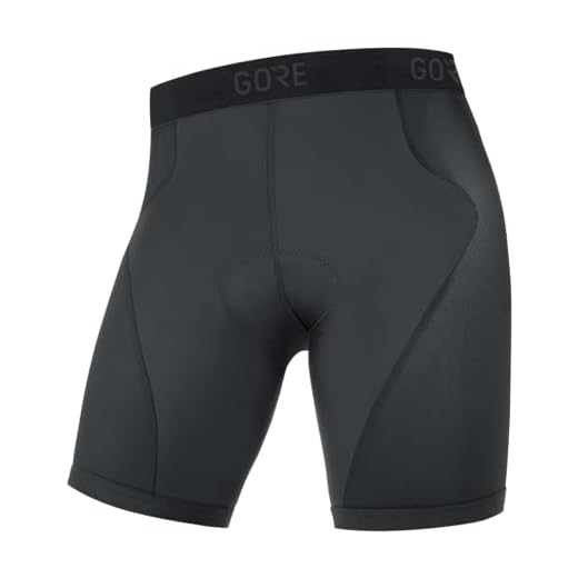 GORE WEAR Herren C3 Kurze Unterziehtights, schwarz, L