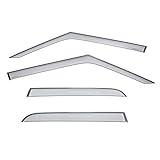 WellVisors Window Visors Wind Deflectors Compatible with Mini Cooper Countryman 2017-2024 Premium Series Rain Guards 3-847MN001