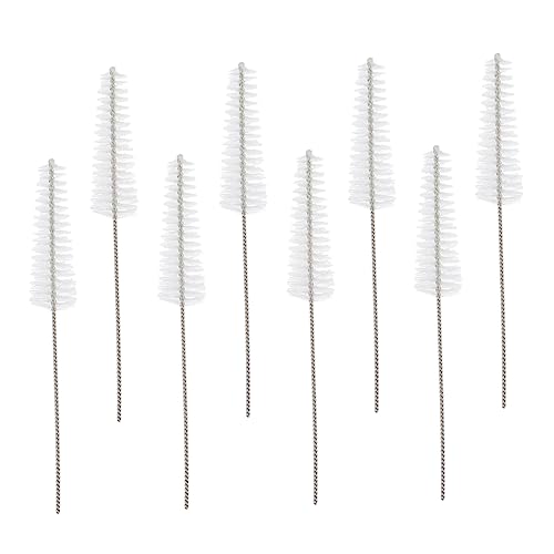 Healeved Brush Cleaner 8pcs Set Cleaning Tools Nylon Tool Brush Head for Vent Tube