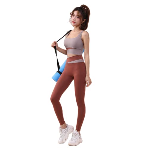 Sports Stitching Underwear À Prova de Choque das Mulheres Recolhimento de Fitness Bra Running Colete