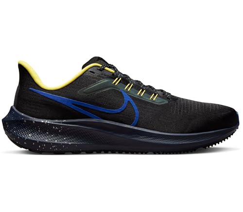 NIKE Air Zoom Pegasus 39 Men's Running Trainers Sneakers Shoes DZ4846 (Black/Hyper Royal-Thunder Blue 001) UK9 (EU44)