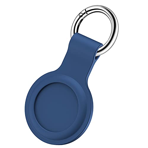 Schutzhülle Für Airtag, Anti Scratch Fliesenschutzabdeckung Protector Case Silikon Tragetasche Schutzhaut Abdeckung Zubehör Für Airtag Bluetooth Tracker Zubehör (Blau) Cover