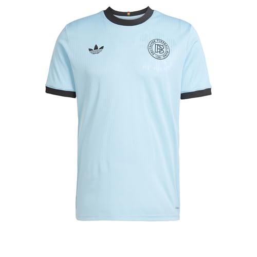 adidas Men's Camiseta Alemania Anniversary, Clear Blue/Black, 3XL