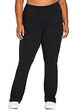 Marika Women's Standard Plus Size Carrie Tummy Control Pant, Black, 1X