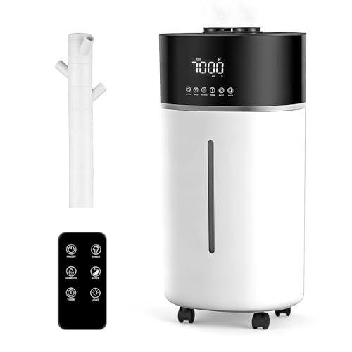 Humidificateur d'Air Chambre 18L, Diffuseur Huiles Essentielles Intelligent pour Chambres...