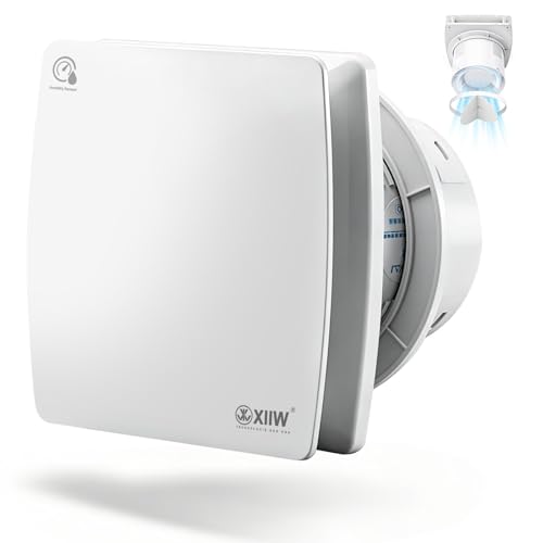 XIIW 100mm Extracteur d'Air VMC Salle de Bain Hygroréglable et Minuterie