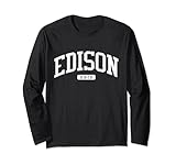 Edison Ohio OH JS03 College University Style Long Sleeve T-Shirt