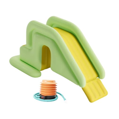 Harilla Tobogán Inflable para Piscina, Alargado Y Ensanchado, de PVC, para Piscina Elevada Y Fiestas en El Patio.
