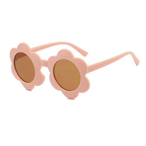 Kids Sunflower Sunglasses for Boys Girls Toddler Baby UV400 Glasses Round Cute Children Eyewear