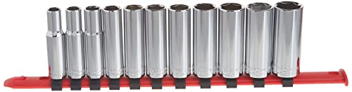 Image of CRAFTSMAN Socket Set, Metric, 3 /8 inch Drive, 6 Pt., 11Piece (CMMT12045)