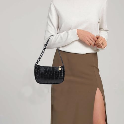 Clutch Tote, bolso pequeño de hombro en PU para mujer, mini bolso adorable para compras, caminatas y viajes miniatura 5