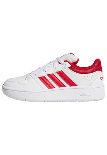 adidas Unisex-Kids Hoops Classic El C White/Red/White 11