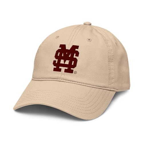 Gorra de béisbol ajustable con logo de Mississippi State Bulldogs miniatura 1
