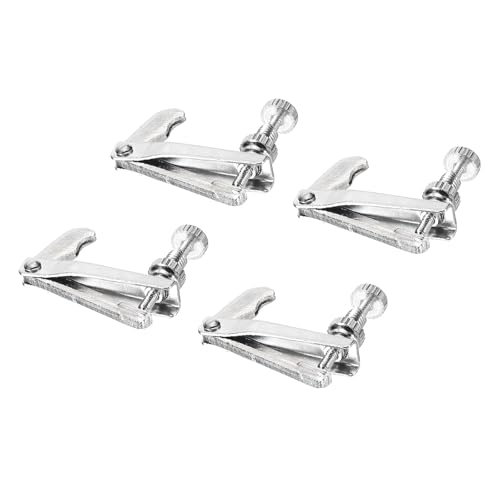 4 afinadores de violín, cuerdas de violín plateadas, afinadores finos, afinadores finos, accesorios para instrumentos musicales (1/4, 1/2)