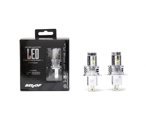 BELLOF LEDヘッド&フォグランプバルブ “プレシャス レイ X " H4 6500ケルビン 白