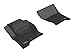 3D MAXpider Custom Fit Kagu Floor Mat (Black) for 2008-2016 Land Rover LR4/ Range Rover Sport - 1ST Row