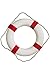 Produktbild mare-me Rettungsring Deko rot weiß 50cm, kein Aufdruck