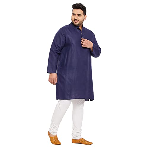 Image of Bigbanana Plus Size Men Regular Fit Kurta