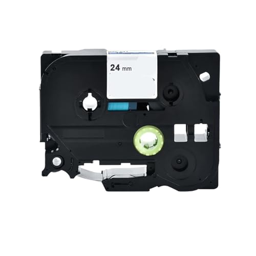 24mm�ABrother �t���L�V�u���P�[�u�����x���e�[�v Tze-FX251 ���F���~�l�[�g�e�[�v Tze �ɑΉ� P-touch �v�����^�p(Black on blue)