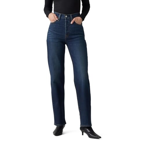 Levi's Women's Ribcage Straight Full Length Jeans, (New) Get Organized (Stretch), 32