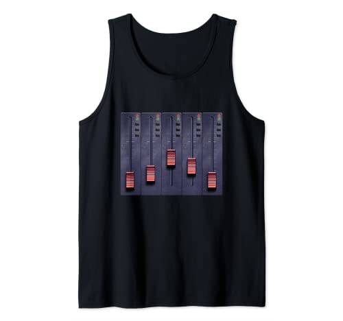 Fader Controller Sound Machine Music Dj Equipment Camiseta sin Mangas