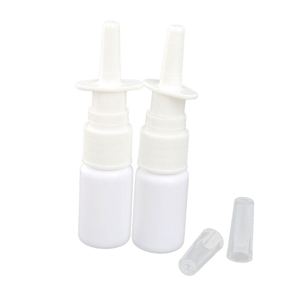 15ML Empty ABS Nasal Fine Mist Spray Bottle Pump Sprayer with Cap-White-Collectibles-image-41