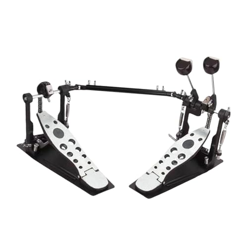 Pedal doble para bombo con cadena para batería miniatura 7