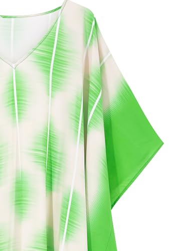 Image of Moss Rose Kaftan Dresses for Women Summer Swimsuit Cover up Caftan Dress