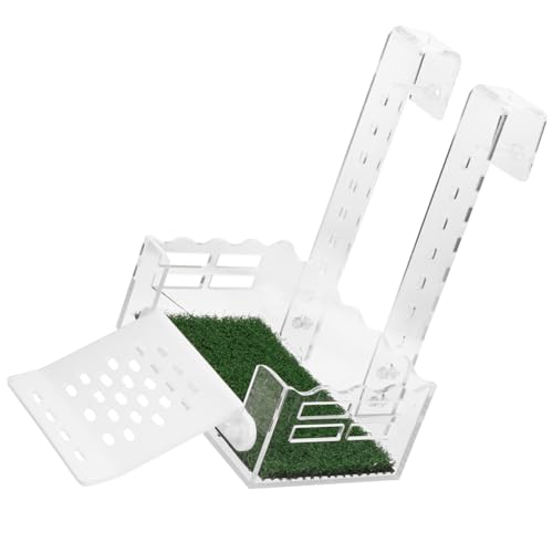 GRIRIW Turtle Climbing Frame Tortoise Supplies Decorative Rocks Safe Material Fun Scene Setting