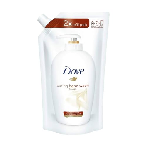 Dove Eco-Ricarica Sapone Liquido Mani Corpo Viso Seta Preziosa 500ml (1)