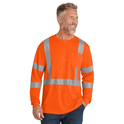 Amazon.com: CornerStone ANSI 107 Class 3 Mesh Long Sleeve Tee