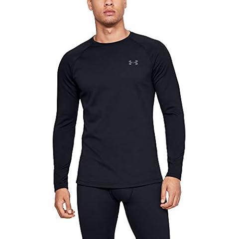 Under Armour Packaged Base 3.0 Crew Lonas largas, Negro, XXXL para Hombre Cover