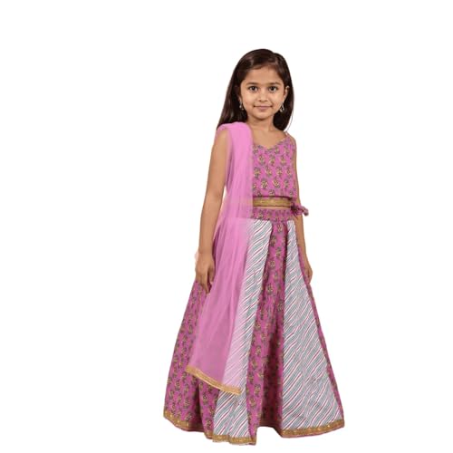 Image of Nautinati Girls Lehenga Choli Set