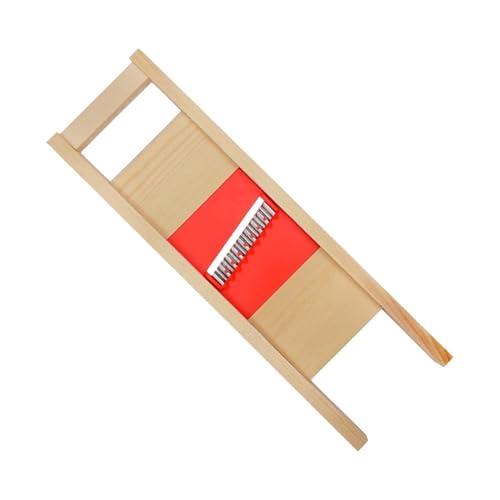 Cortador de patatas, rebanador de patatas fritas | Cortadora de mandolina de alimentos ondulados - Artefacto para picar de cocina, picador ondulado con mango, trituradora de zanahorias, rebanador de v