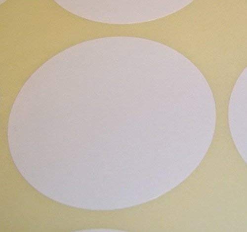 Audioprint Ltd. Pack of 100 Large 63mm Round/Circular Colour Code Dots Blank Price Stickers Sticky Labels - Choose Your Colour/s (White)