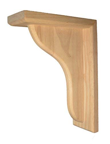 Support en bois massif Corbel de 26 cm BingLTD pour fixation murale