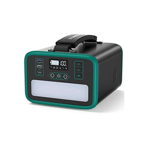 SWAREY Portable Power Station 240Wh Power Generator 200W (400W Peak) AC/USB-C Input/Output (65W PD )/DC/USB-A Solar Generator Camping Power Pack Camping Generators Cover