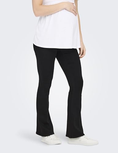 Jean noir évasé ONLY MATERNITY solution push up contre l'inconfort de grossesse - 6