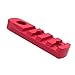TPO 4-Slot, 7-Slot Aluminum Mlok Picatinny Rail Mount, T-Nuts & Screws & Hex Wrench Included (MK4, MK7) (4-Slot w/QD Socket-red)