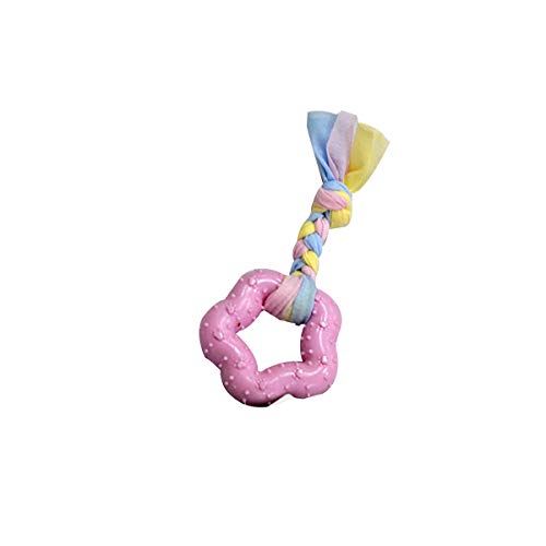 Eurodog Puppy Pembe Kalın Beşgen Diş Kaşıma Oyuncağı 19cm