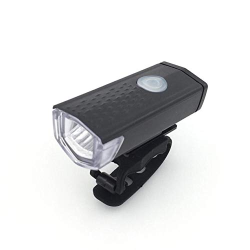 RajoNN Luz para Bicicleta Super Brillante USB Led Bicicleta Lámpara Delantera Impermeable Luz para Bicicleta 3 Modos de Luz Correa Recargable Juego de Faros y Luces Traseras