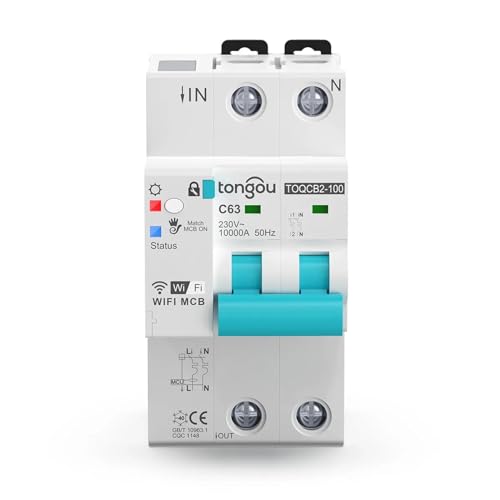 Interruptor de recierre 63A WiFi para controlar la iluminación y el termo de casa 2