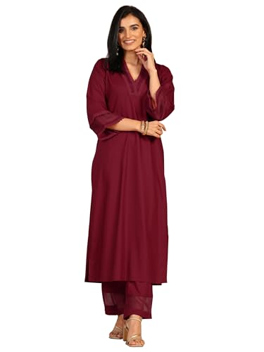 Image of Libas Embellished Rayon Co-ord Set