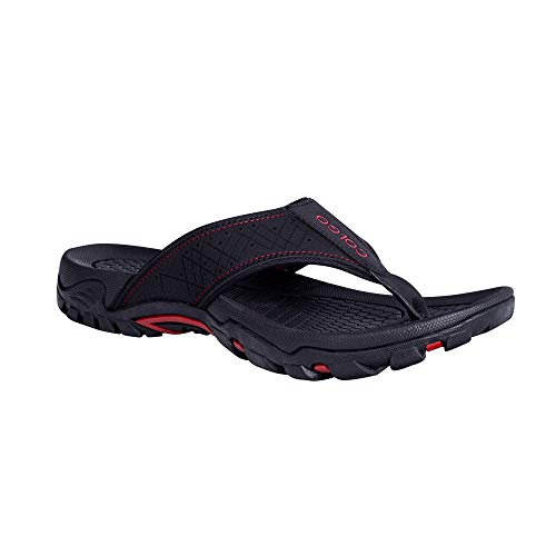 Image of Mens Flip Flops Comfort Sport Thong Sandals for Indoor Outdoor Casual Beach Flip Flops for Men with Arch Support