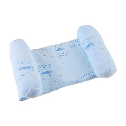 DAUERHAFT Cotton Material, Baby Pillow, for Travel Crib(blue) Cover