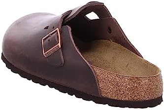 Birkenstock Unisex Boston Soft Footbed Clog, Habana Oiled Leather