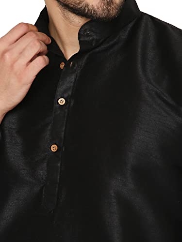 Image of Maharaja Banarasi Dupion Silk Kurta Pjama Set for Men
