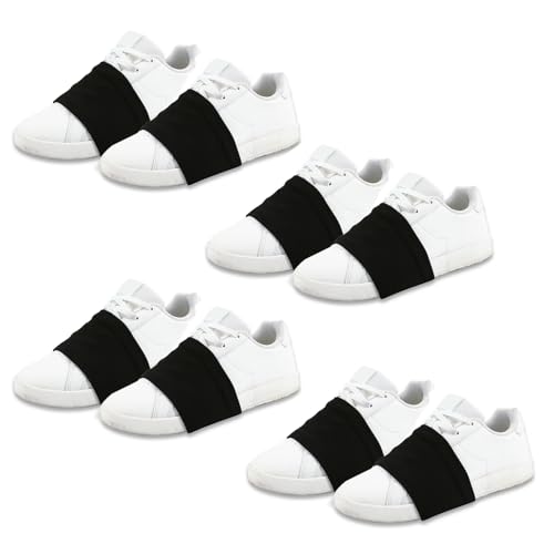 Dance Socks Over Shoes,Black Dance Socks for Women Men,Line Dances Shoe Sock for Dancing on Smooth Floors,Shoe Covers Over Sneakers or Trainers for Dancers,Ballet Equipment for Turns & Spins