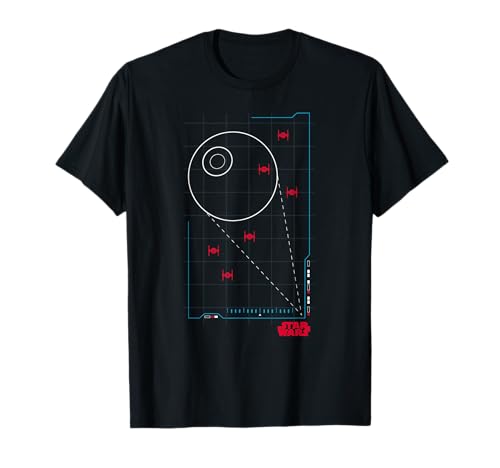 T-shirt Star Wars A New Hope Death Star in Range pour fan de science-fiction