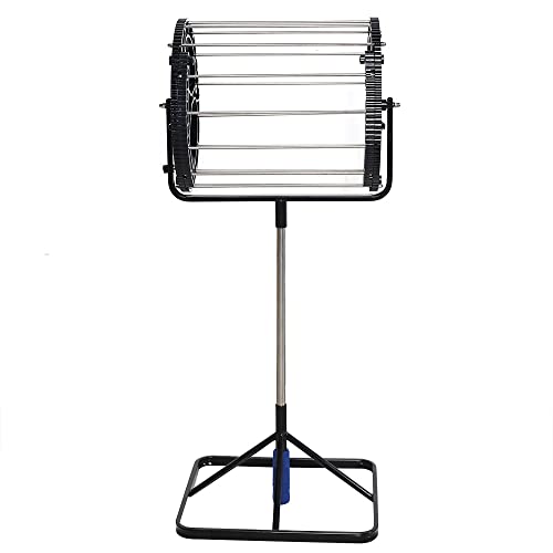 DYRABREST Tennis Balls Pickup Automatic Balls Receiver 2 in 1 Tennis Balls Pickup Ball Capacity Pickup Hopper Portable Ball Collector for Picking and Storage Balls